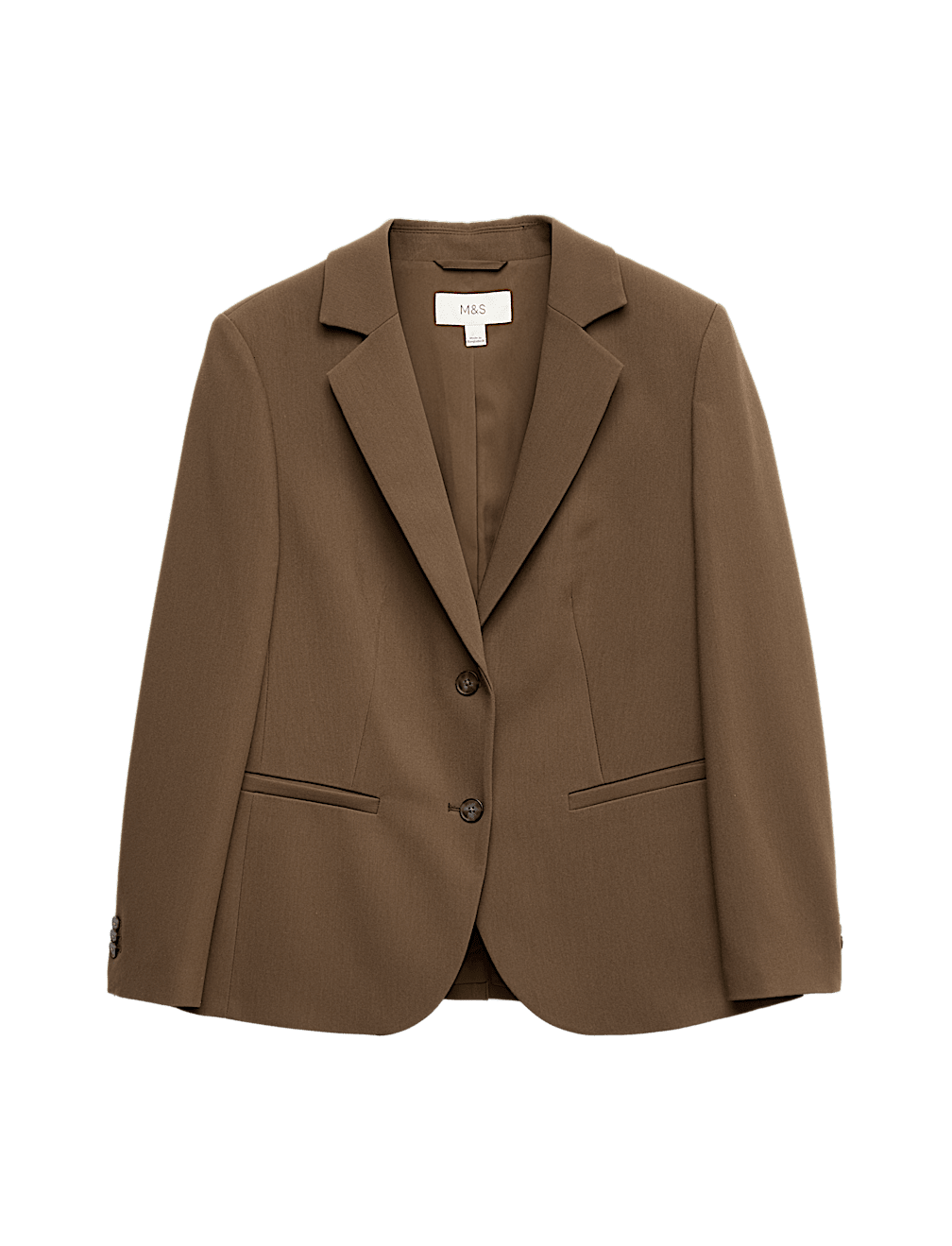 Relaxed Tailored Single-Breasted Blazer