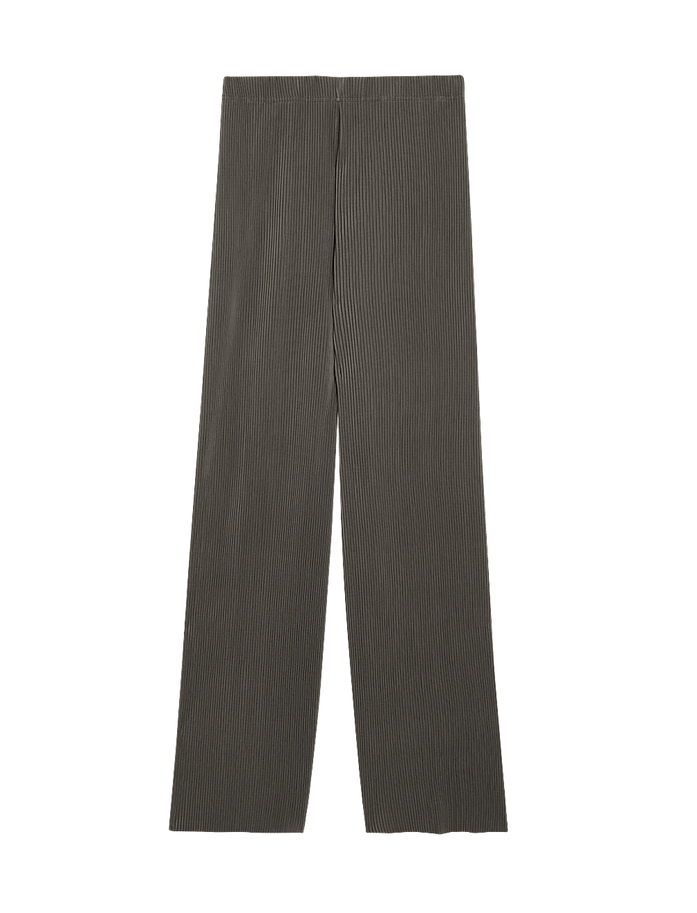 Plisse Wide Leg Trousers