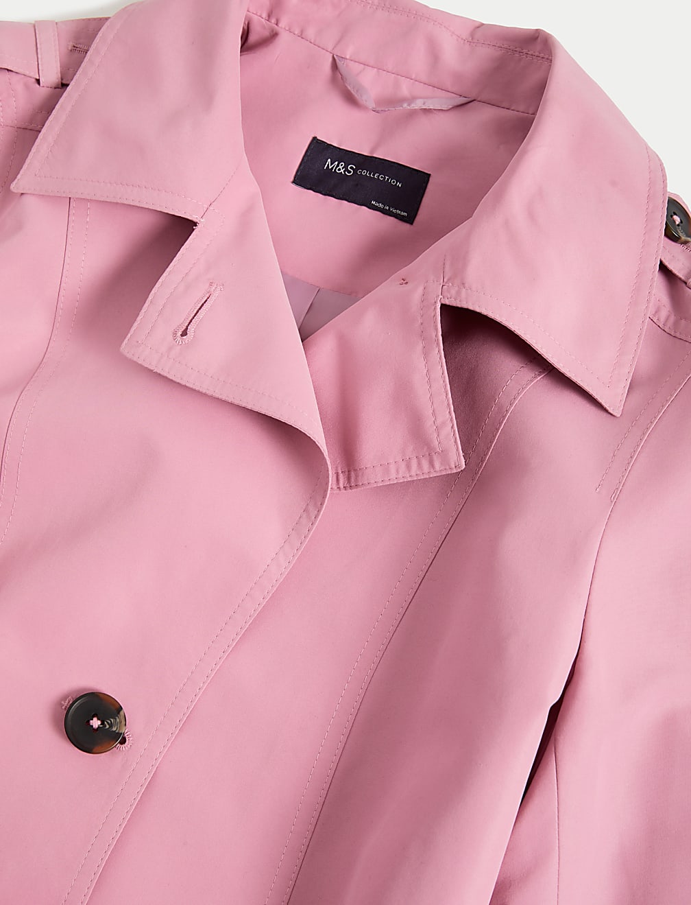 Belted Single Breasted Trench Coat