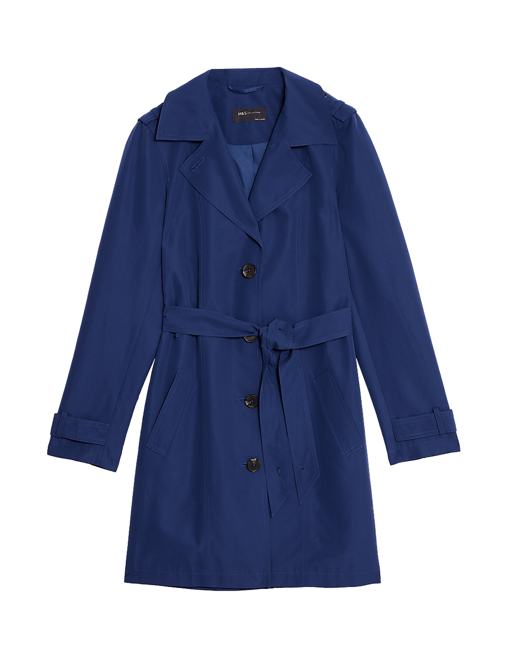 Belted Single Breasted Trench Coat