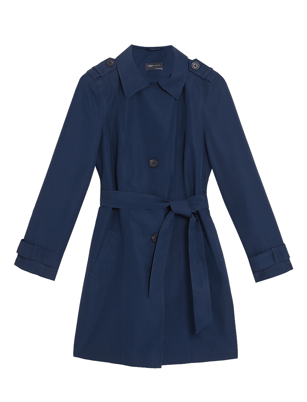 Basic Belted Mac Jacket