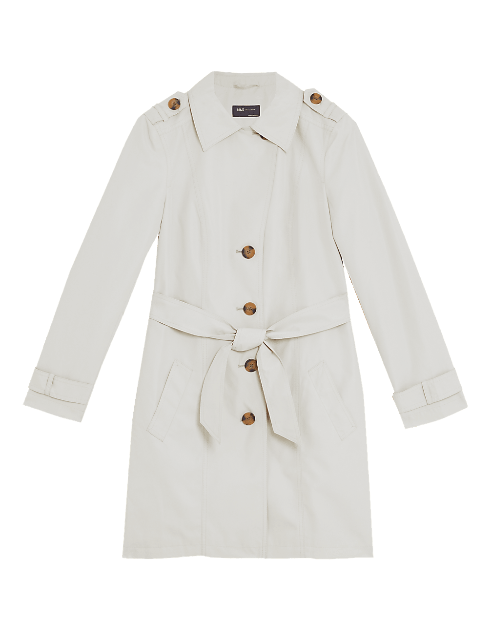 Basic Belted Mac Jacket