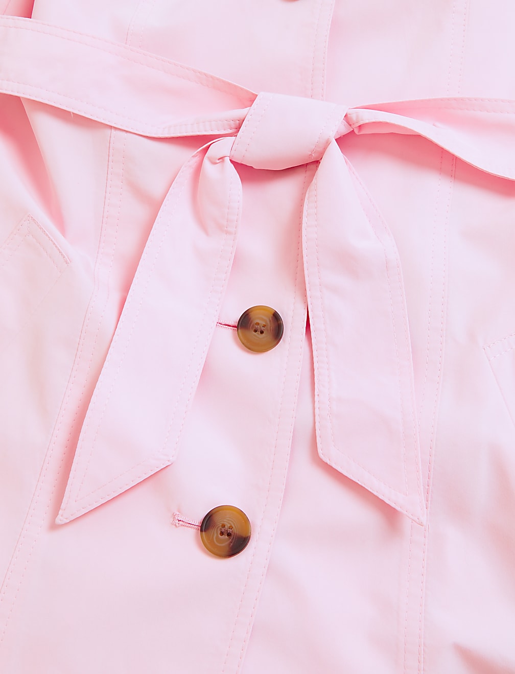 Basic Belted Mac Jacket
