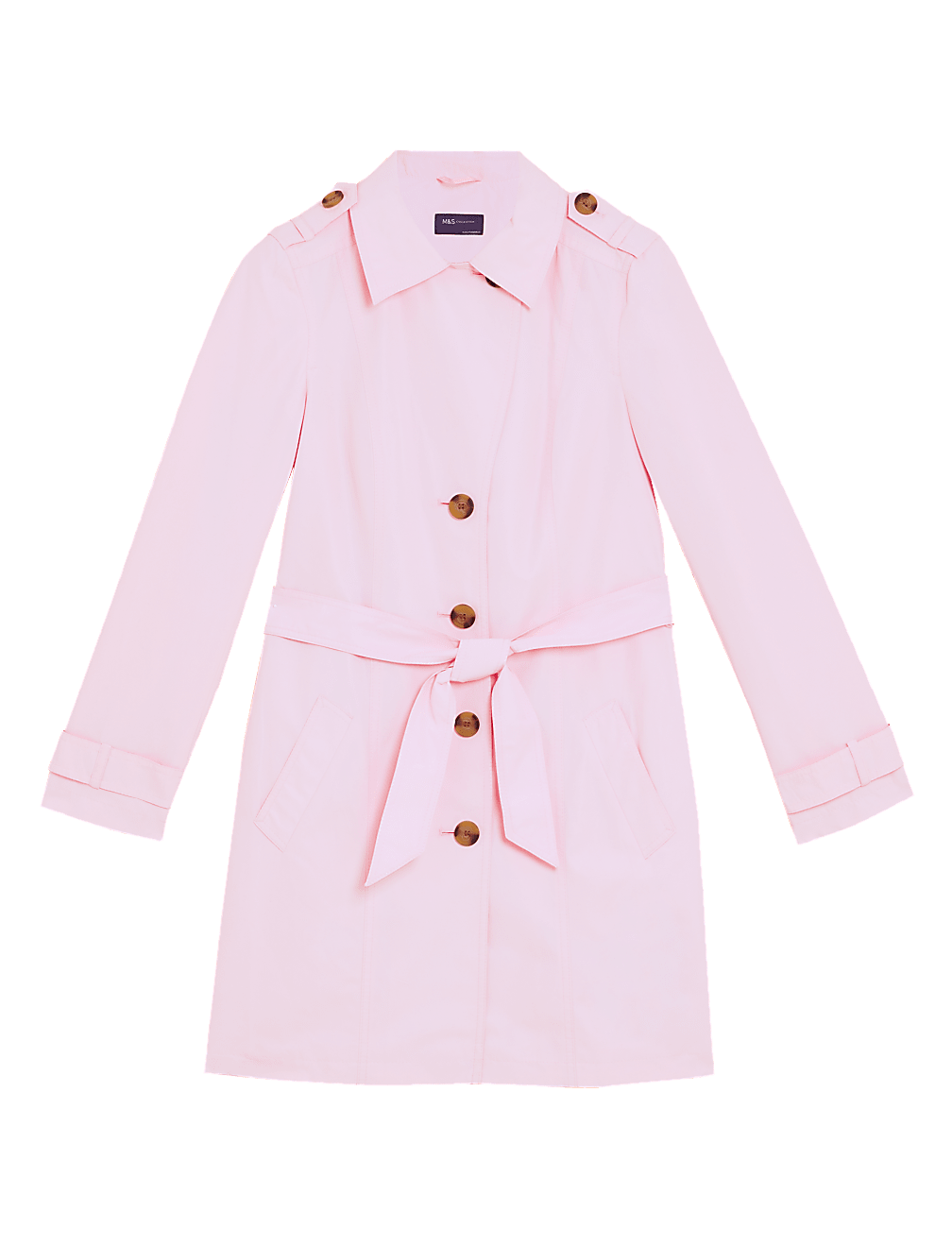 Basic Belted Mac Jacket