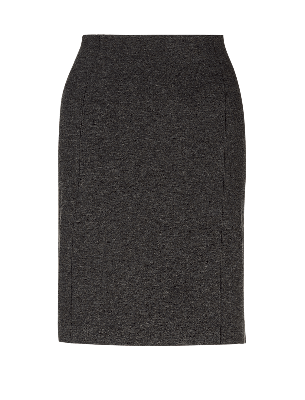 Jersey Straight Mini Skirt