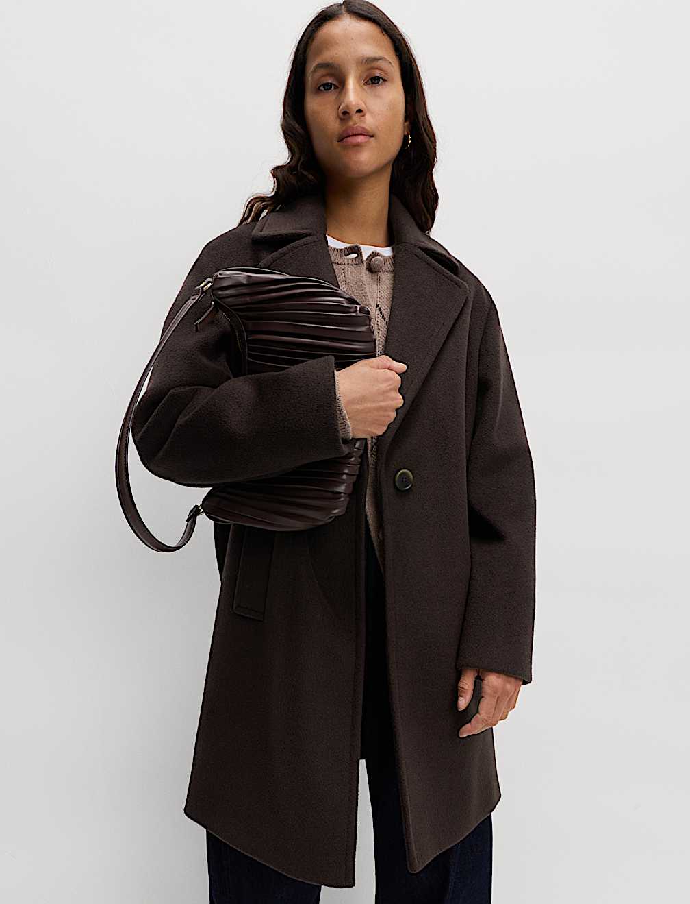 Single Breasted Tailored Coat