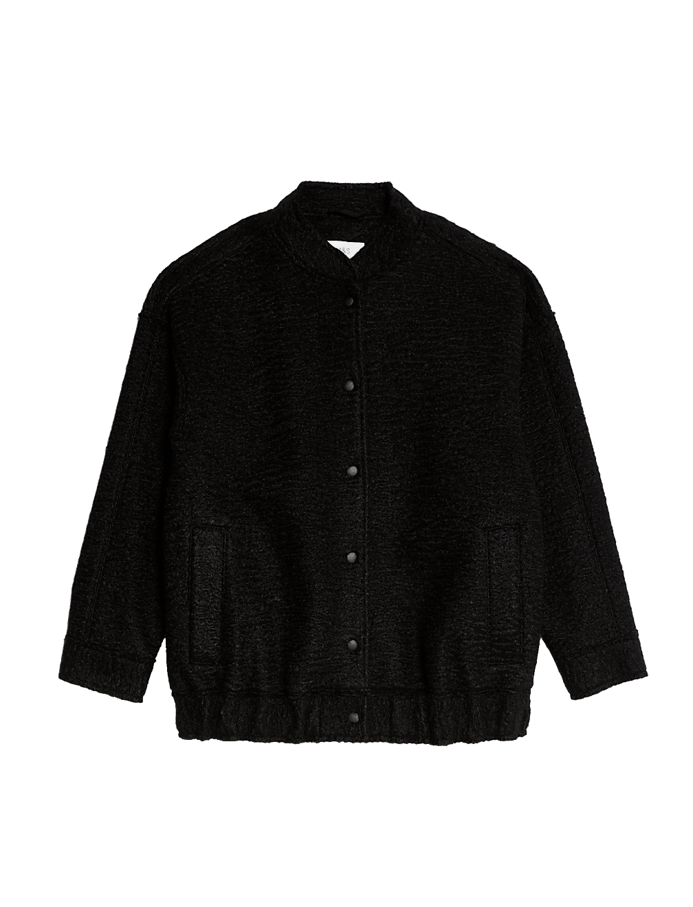 Textured Unlined Bomber Jacket