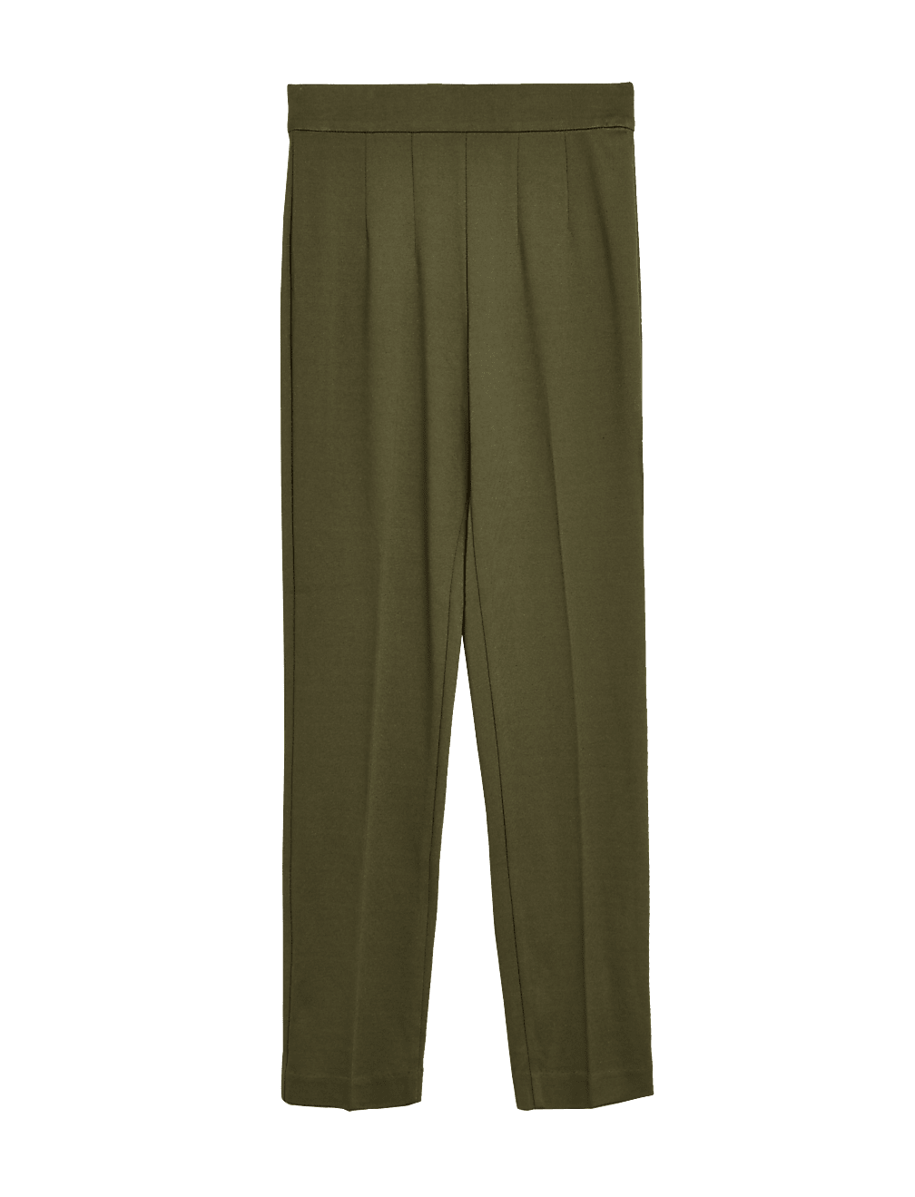 Jersey Slim Fit Ankle Grazer Trousers