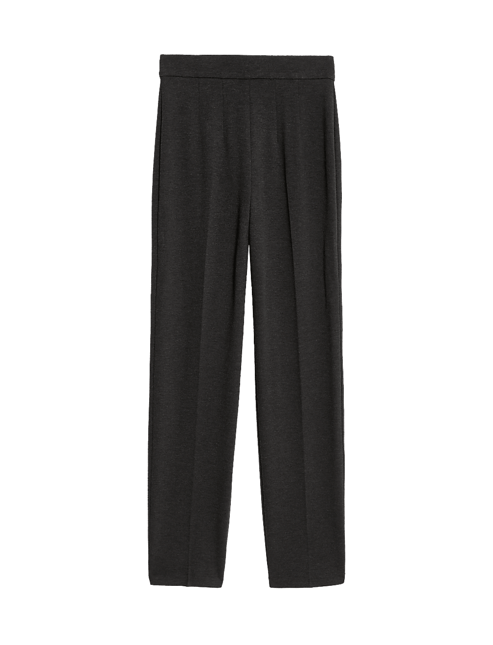 Jersey Straight Leg Trousers with Stretch