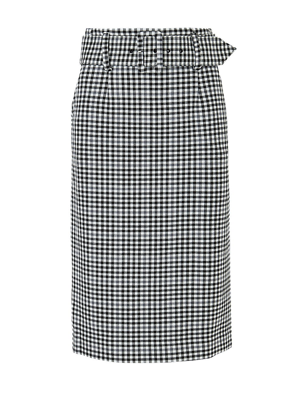Gingham Pencil Skirt