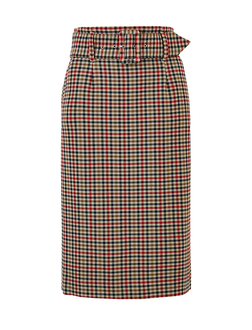 Gingham Pencil Skirt