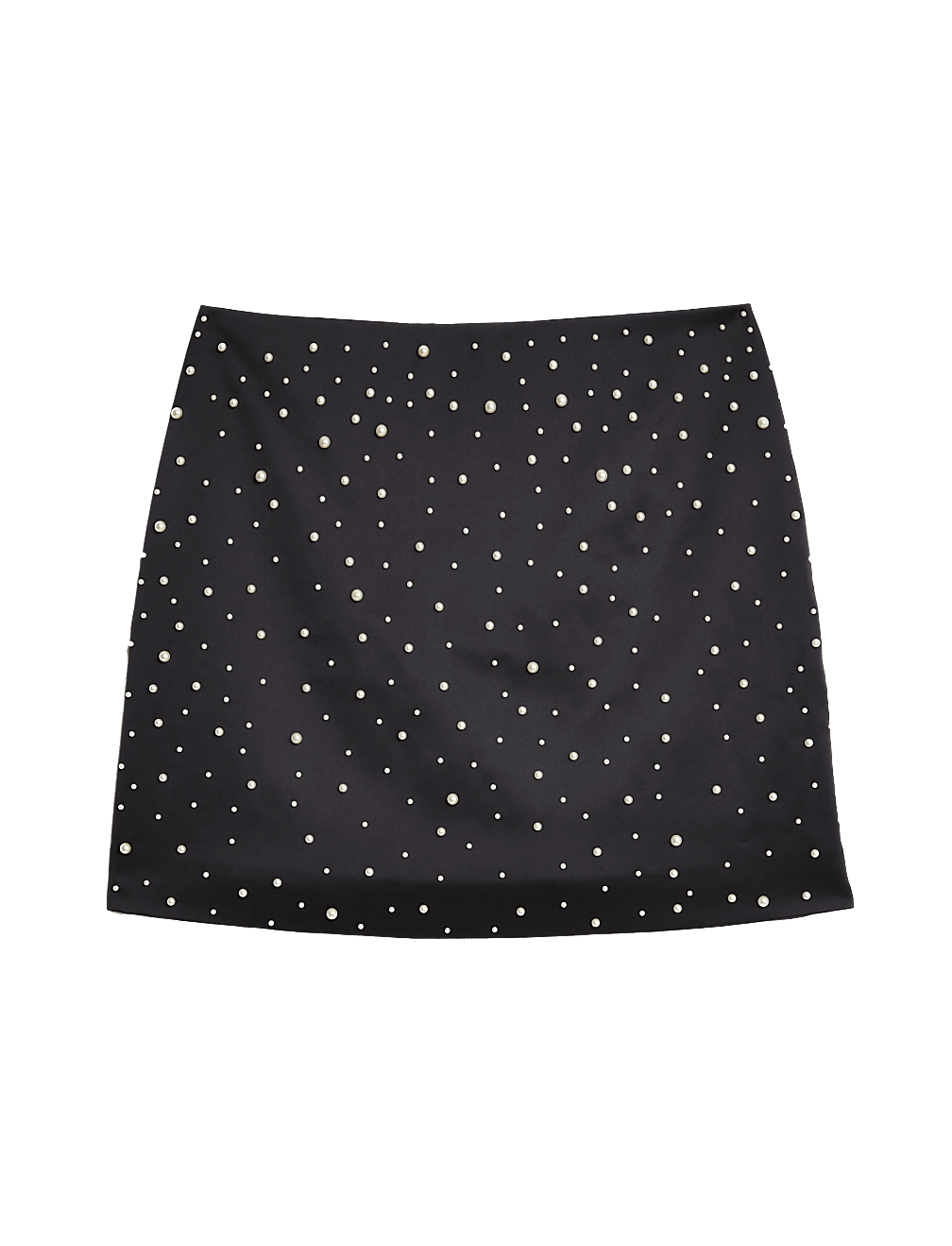 Embellished Mini A-Line Skirt