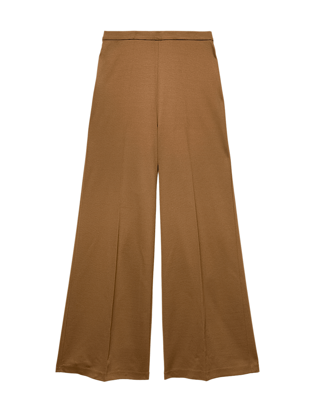 Jersey Wide Leg Trousers with Stretch