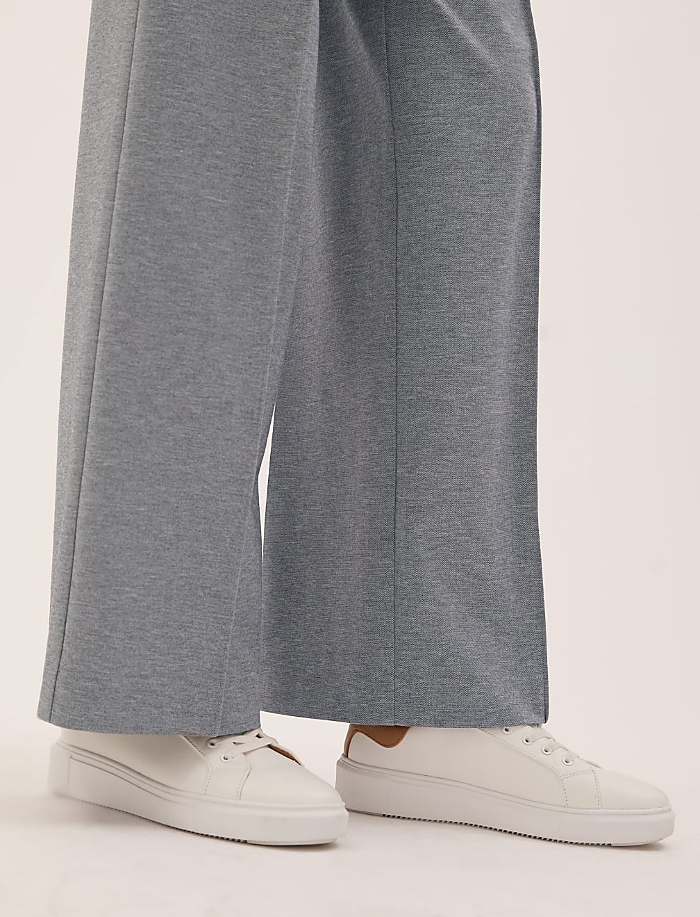 Jersey Wide Leg Trousers