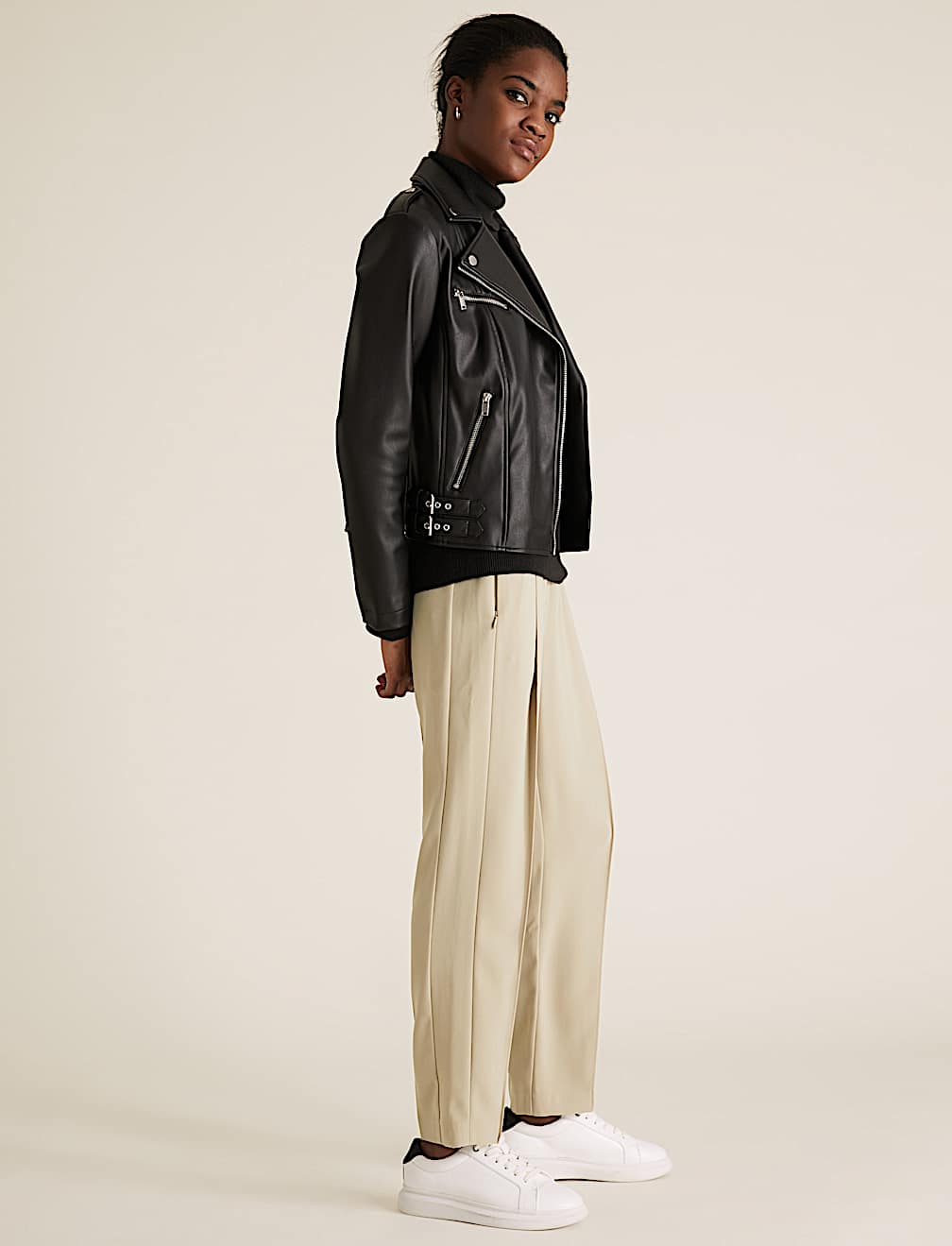 Tapered Ankle Grazer Trousers