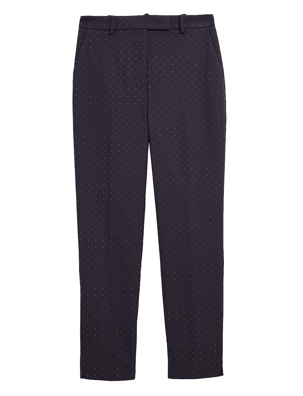 Mia Slim Pindot Ankle Grazer Trousers