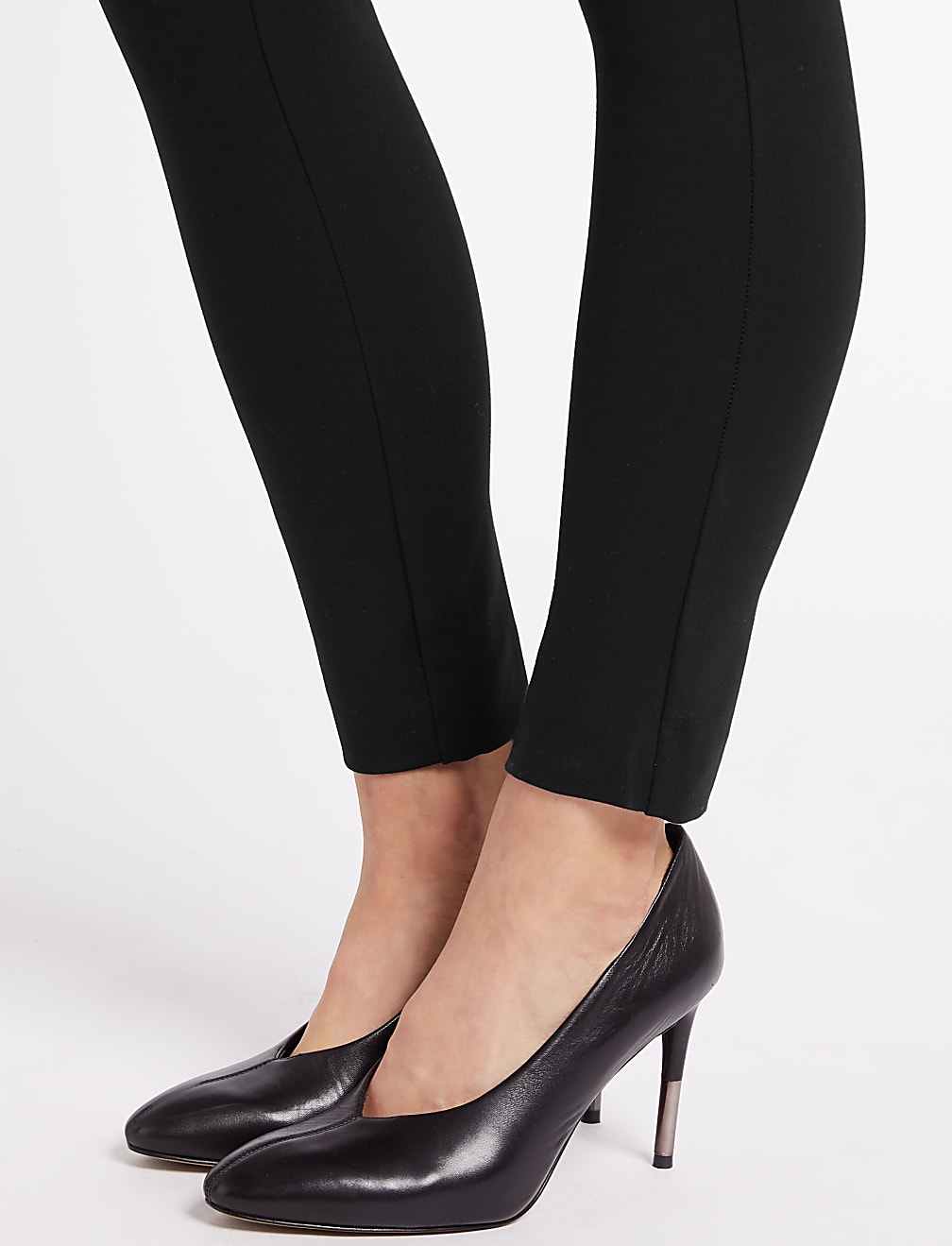 Zipped Pocket Skinny Leg Trousers