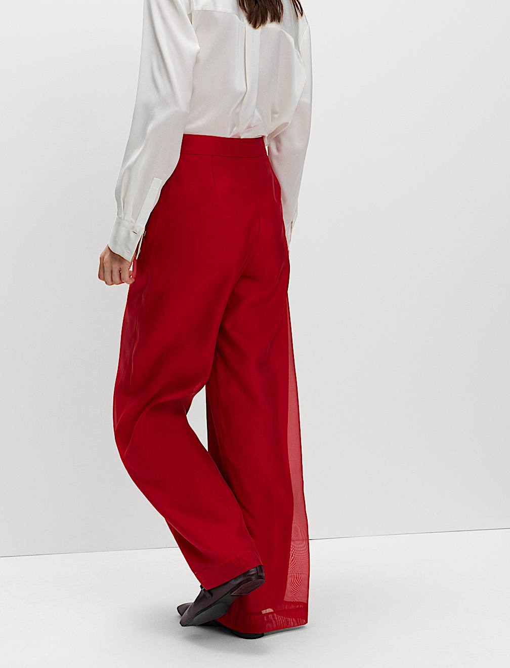 Organza Wide Leg Trousers