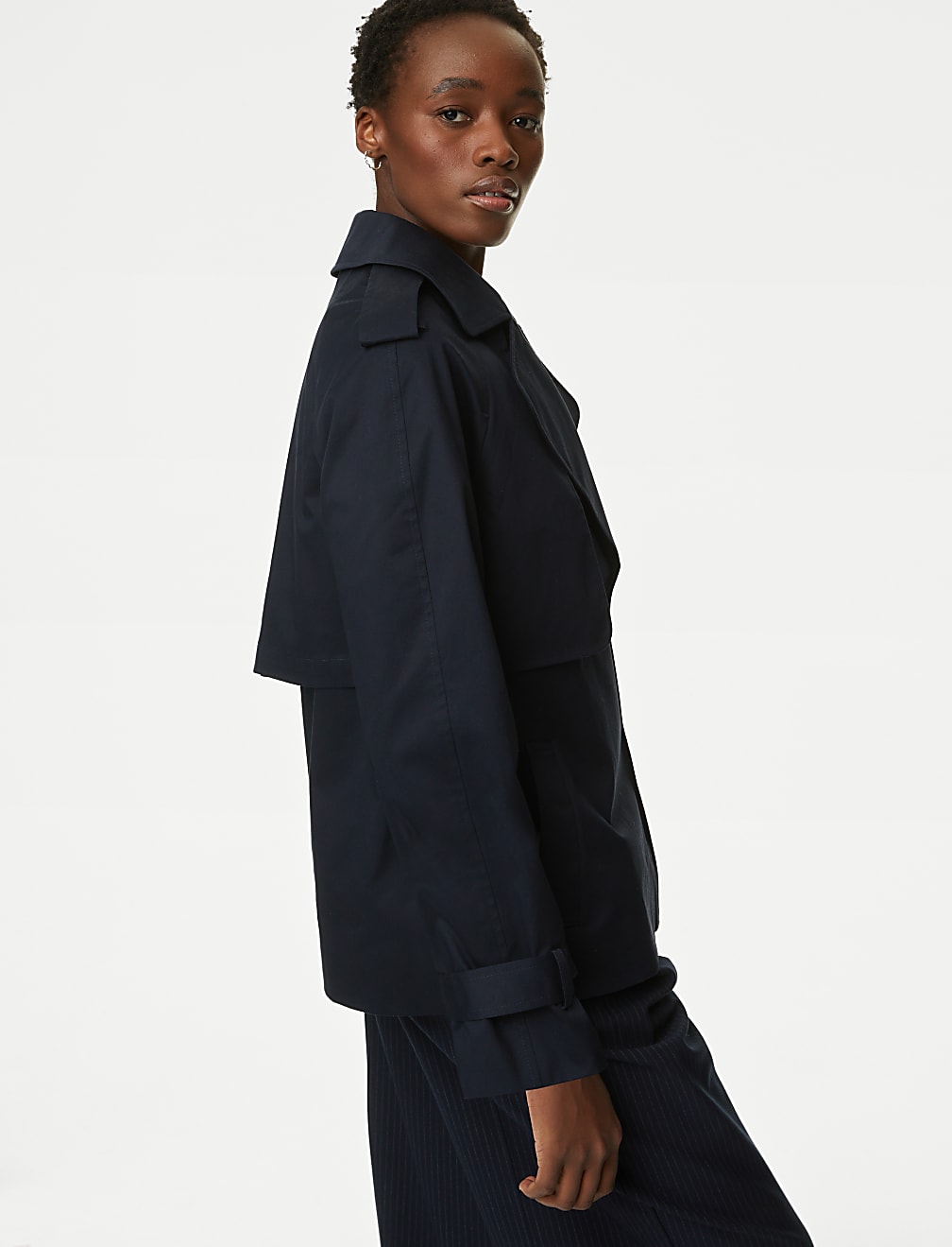 Cotton Rich Short Trench Coat