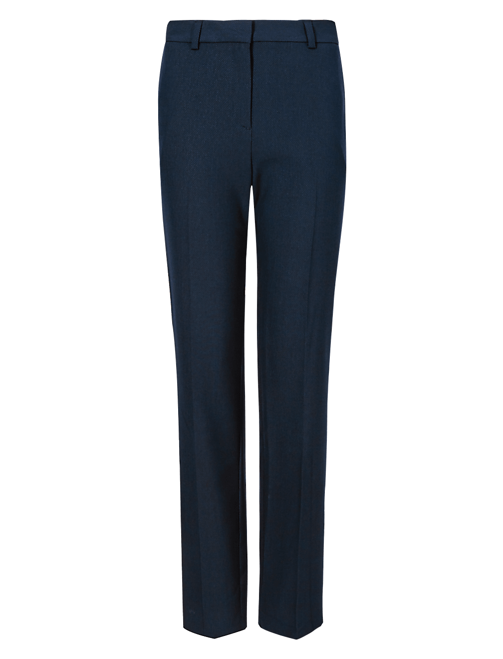 Embossed Straight Leg Trousers