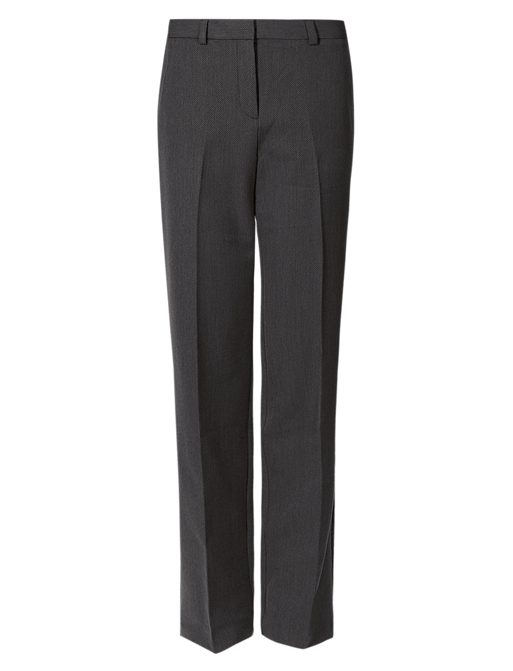 Embossed Straight Leg Trousers