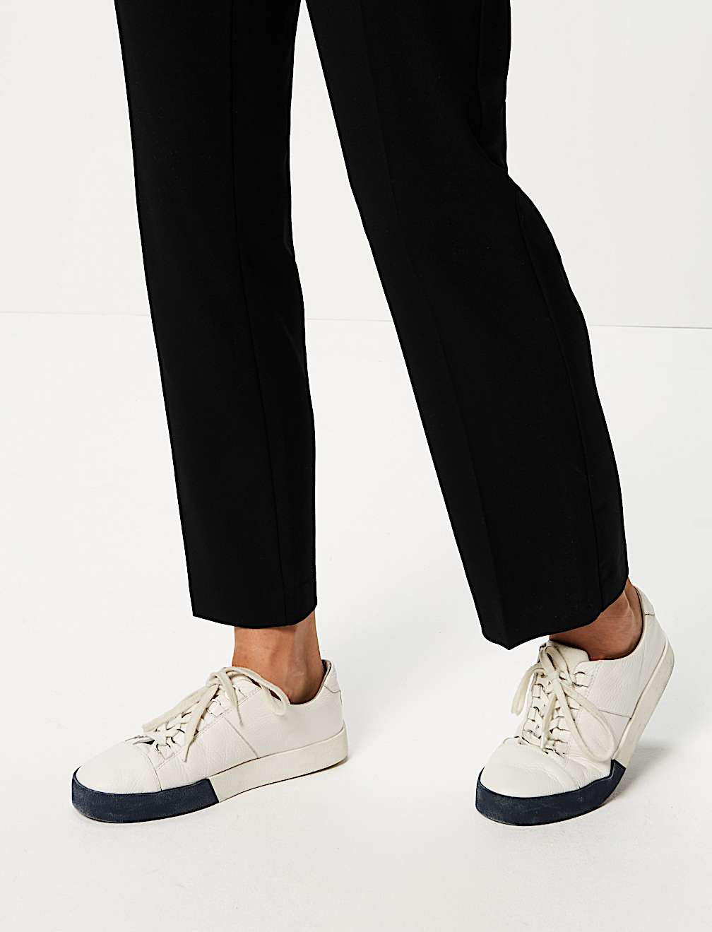 Zipped Pocket Straight Leg Trousers