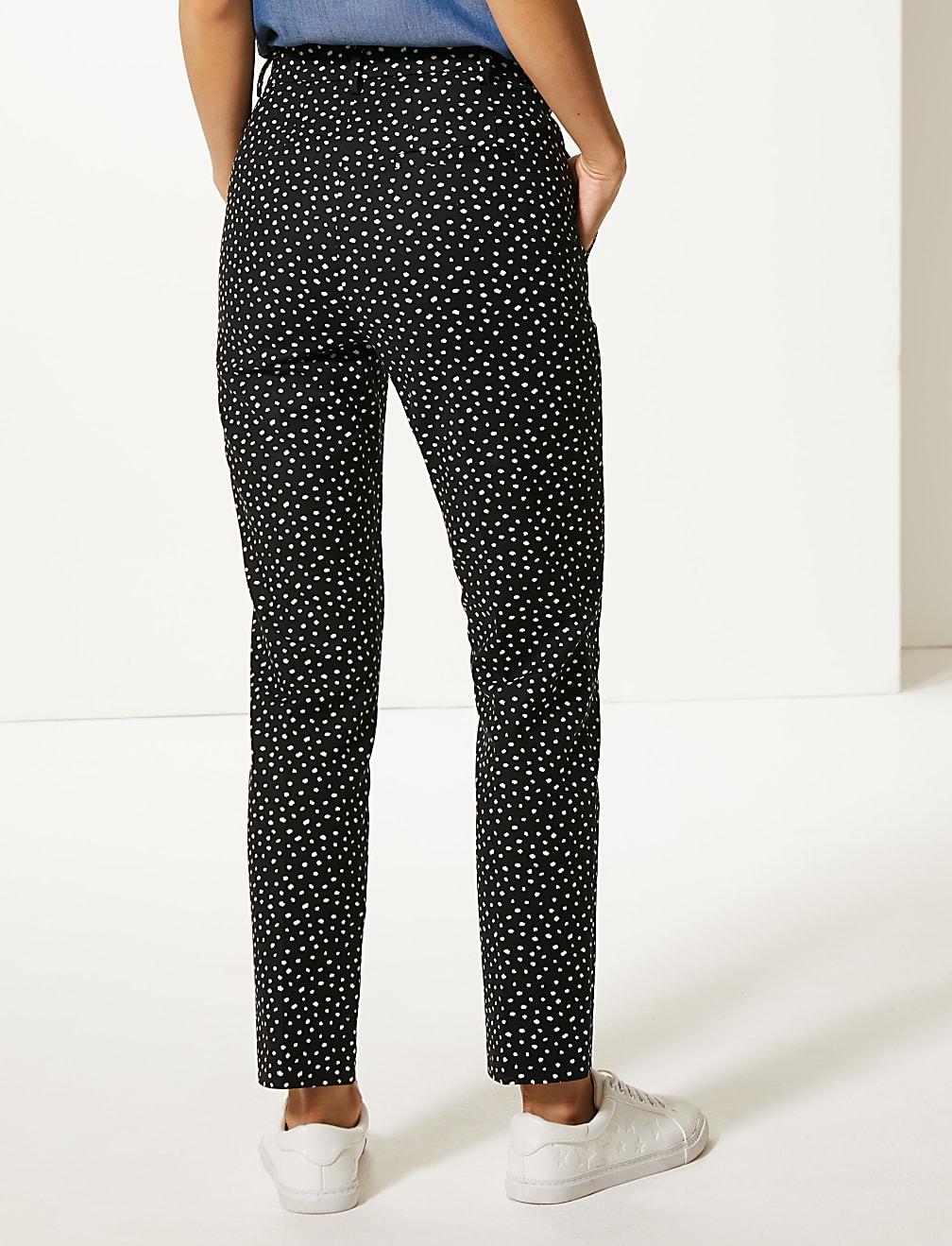 Mia Slim Spotted 7/8th Trousers
