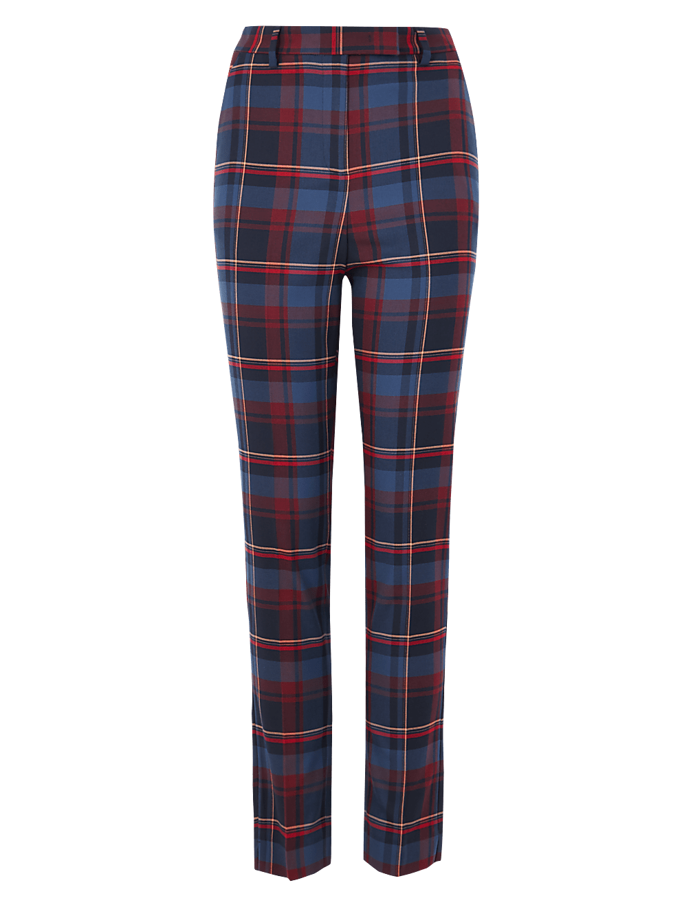 Mia Check Slim Ankle Grazer Trousers