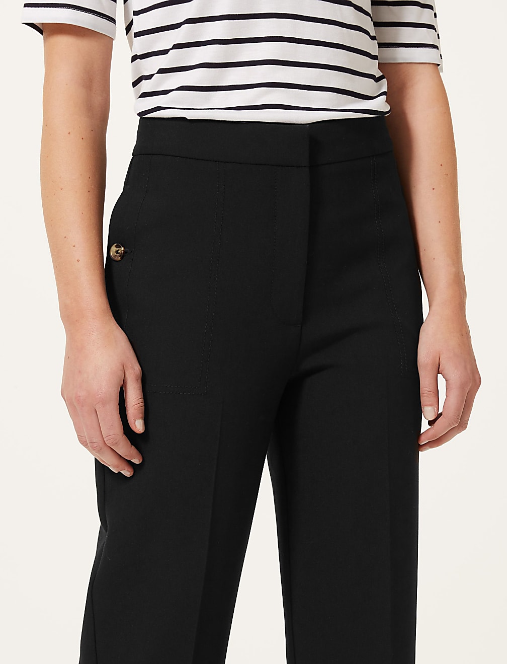 Evie Straight 7/8th Trousers