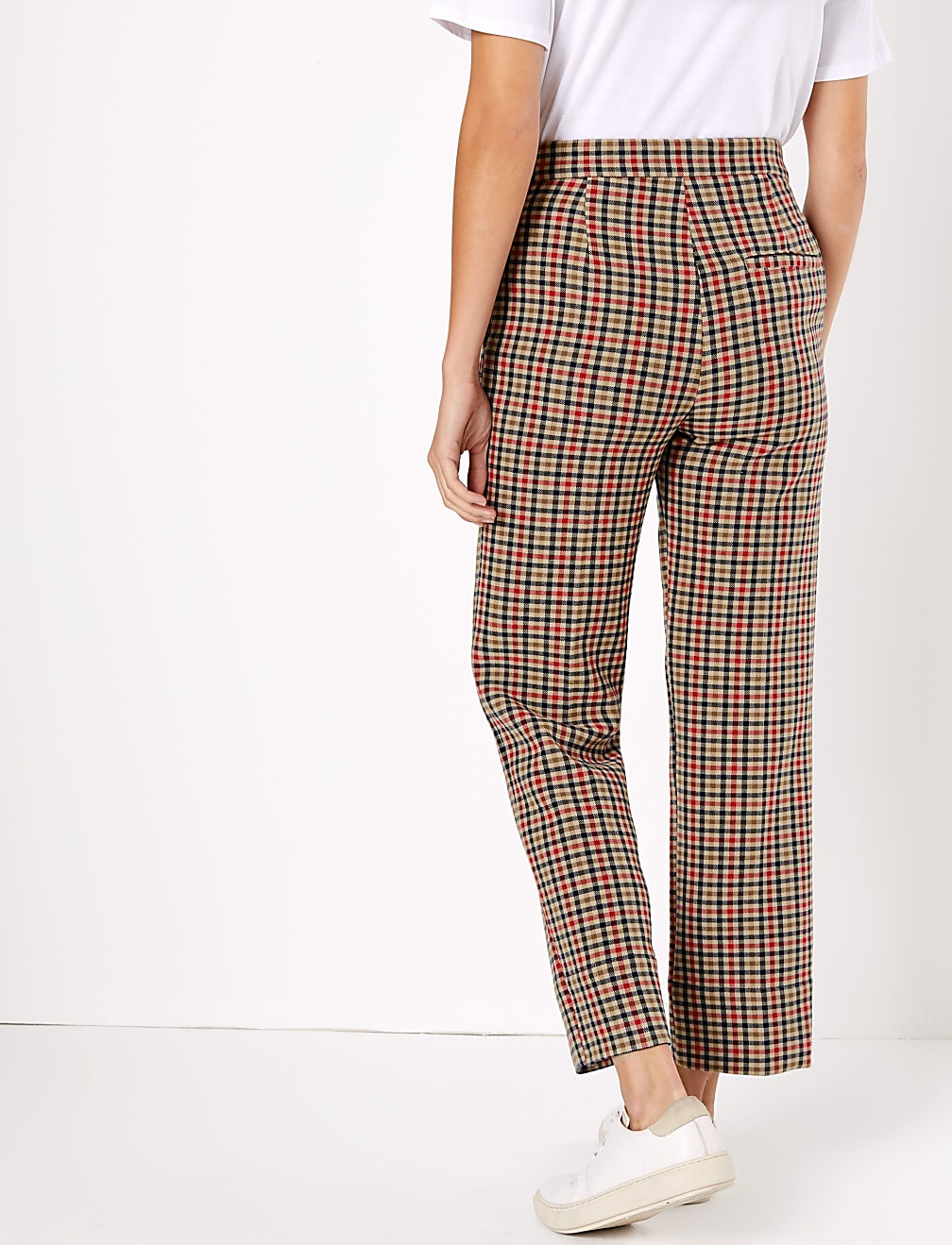 Evie Checked 7/8th Trousers