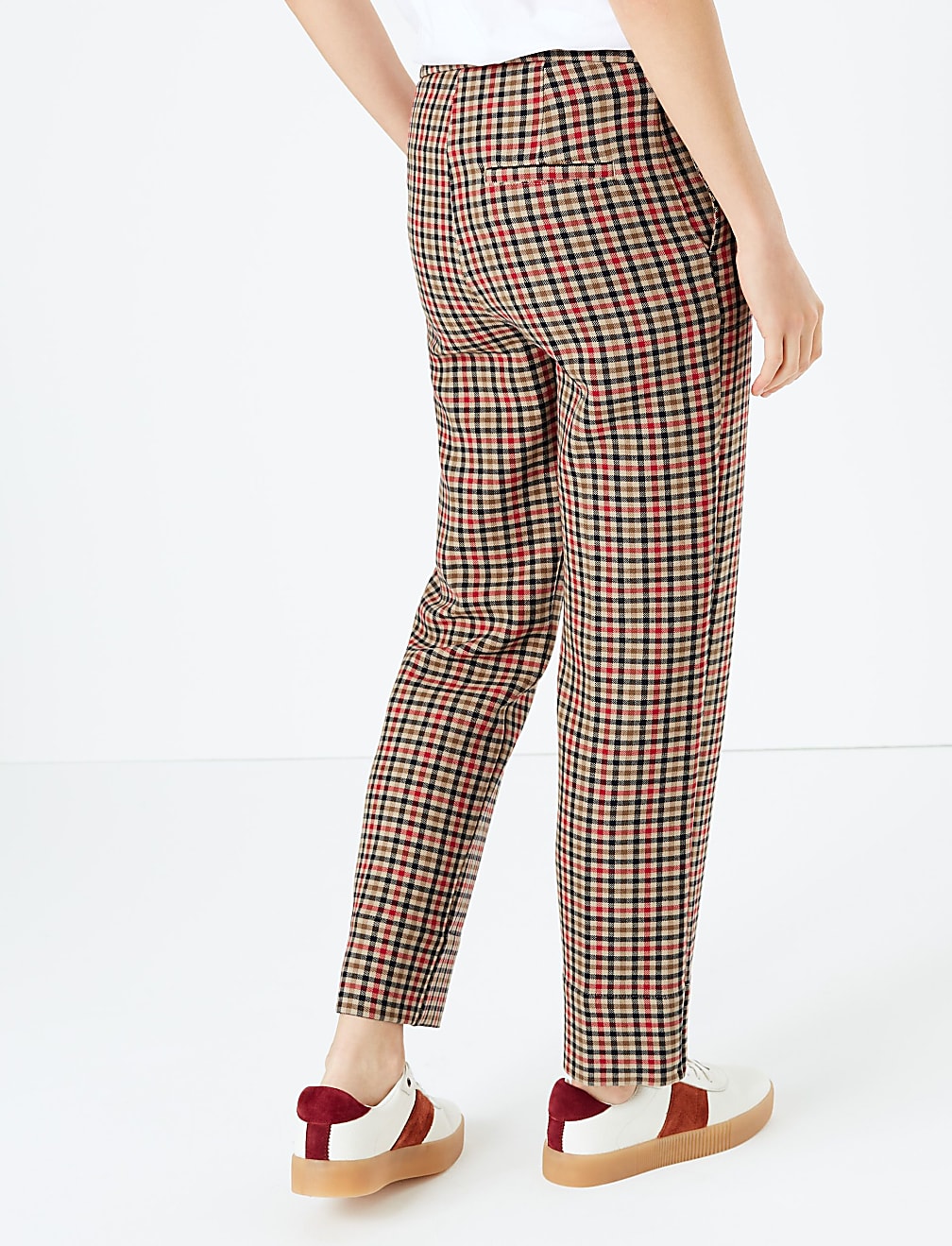 Evie Checked 7/8th Trousers