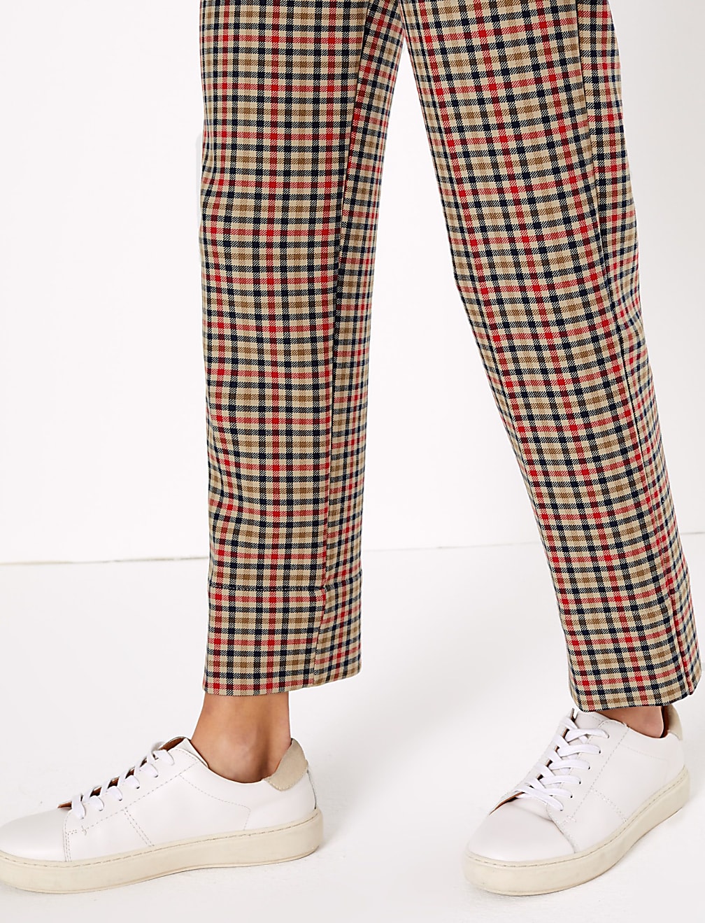 Evie Checked 7/8th Trousers
