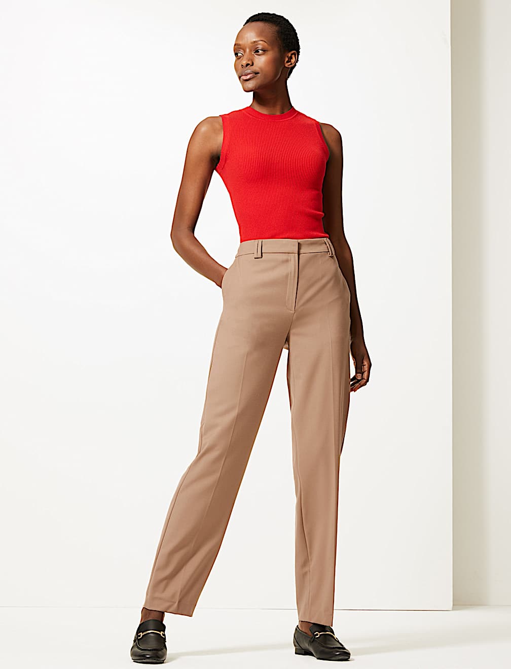 Straight Leg Trousers