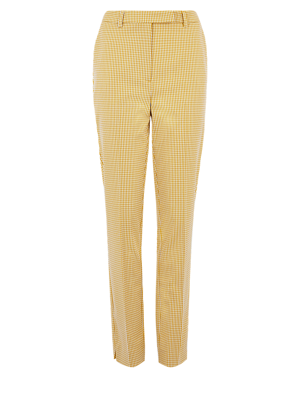 Mia Slim Checked Ankle Grazer Trousers