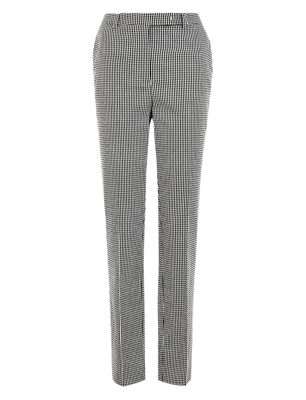 Mia Slim Checked Ankle Grazer Trousers