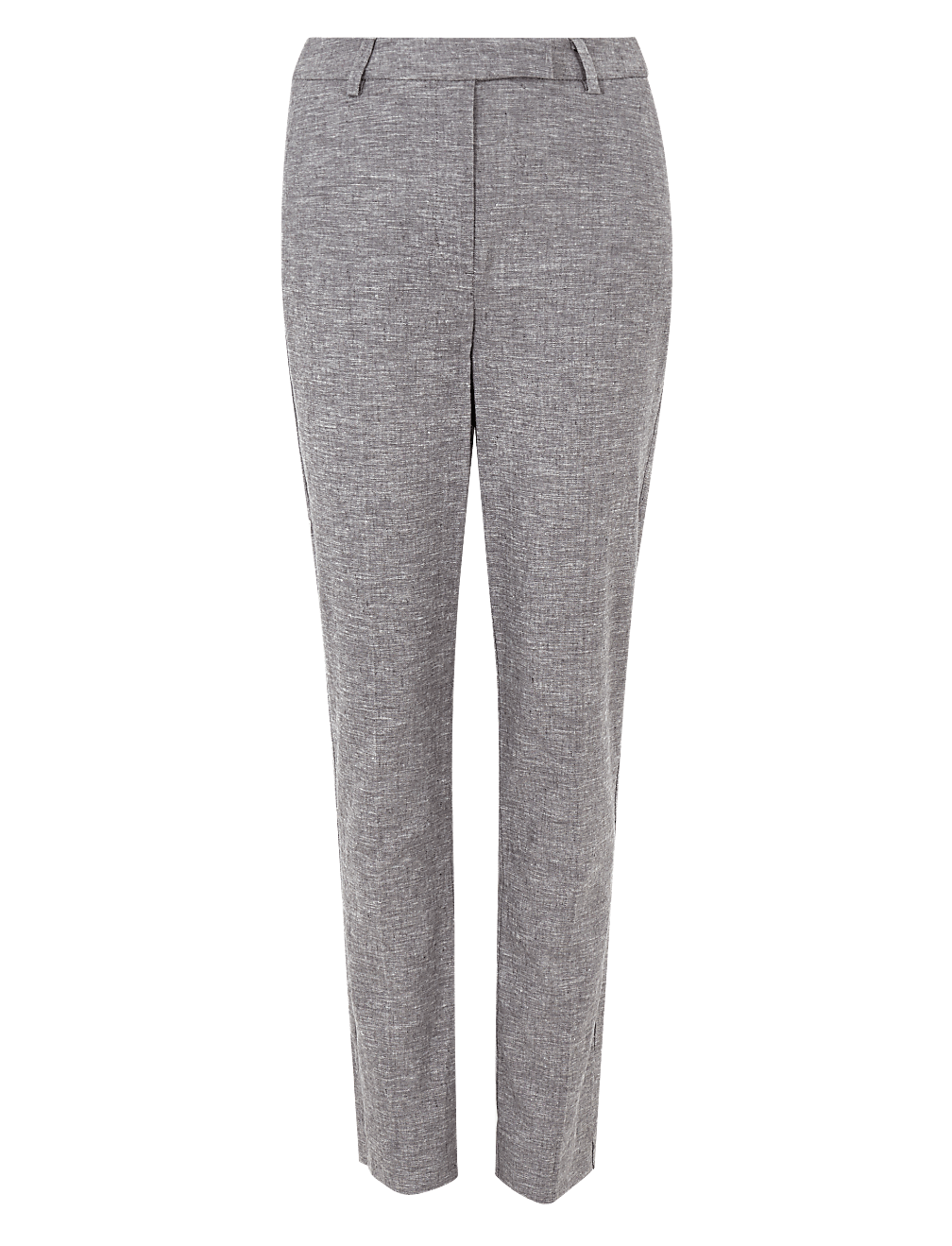Mia Slim Linen Ankle Grazer Trouser