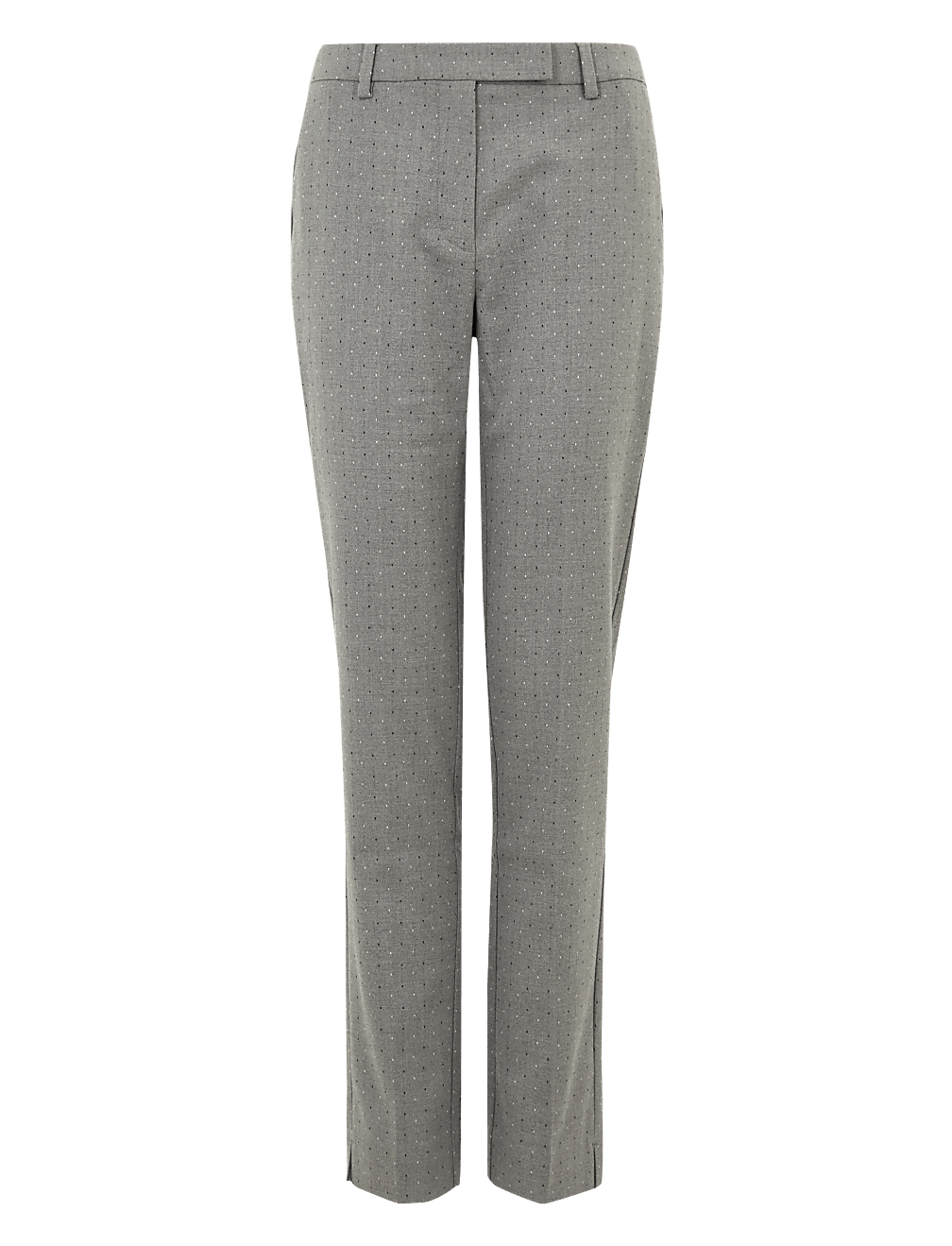 Pin Dot Slim Fit Ankle Grazer Trousers