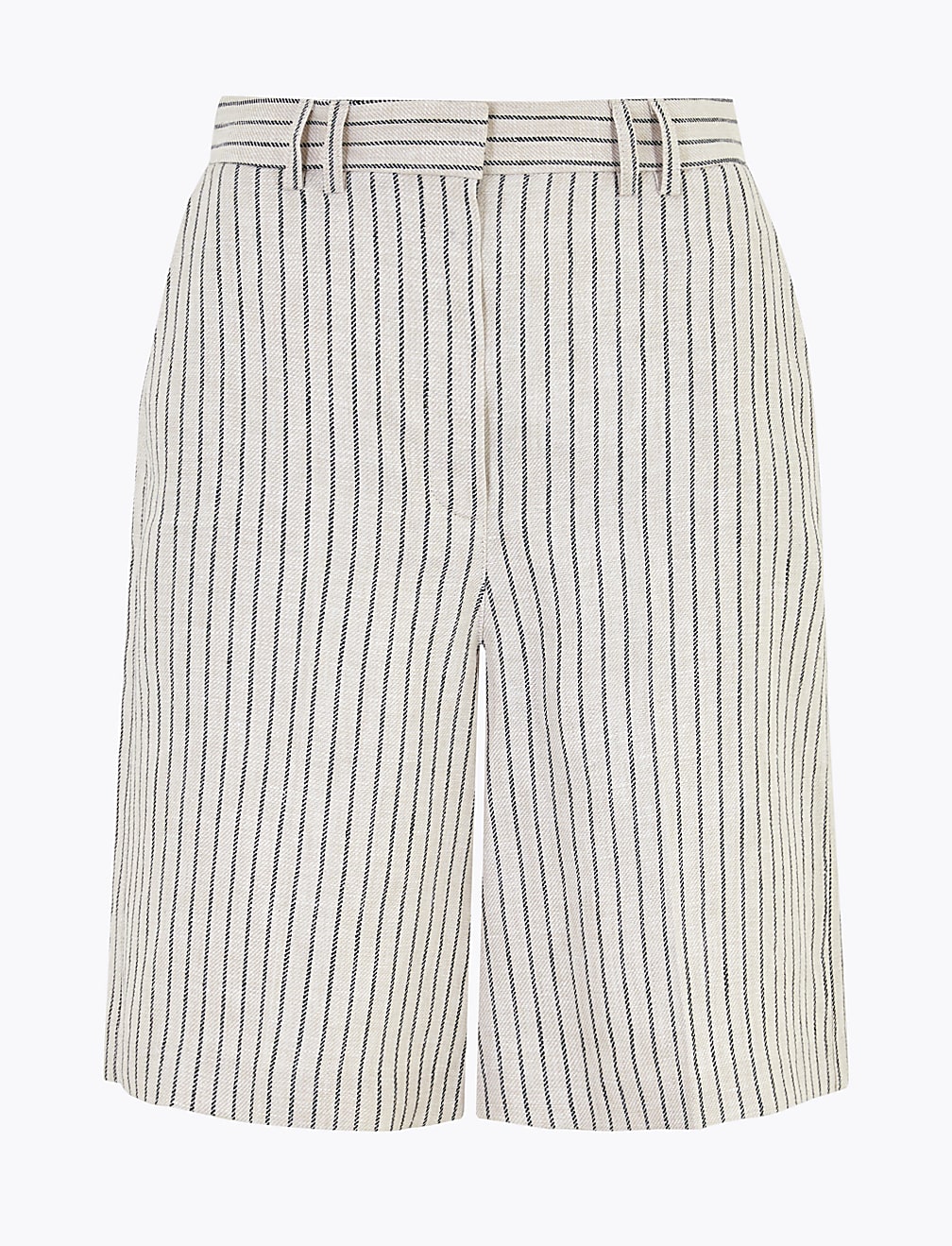 Tailored Striped Shorts