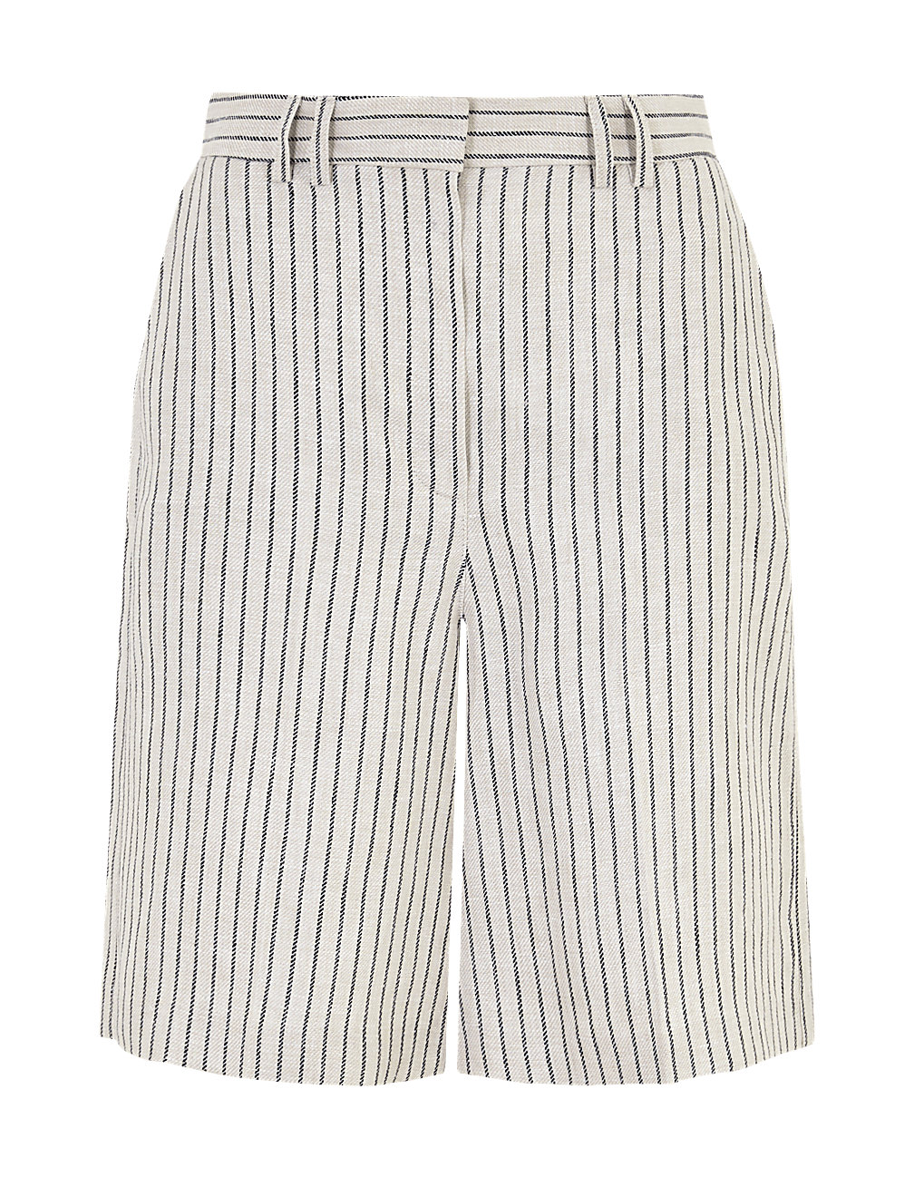 Tailored Striped Shorts