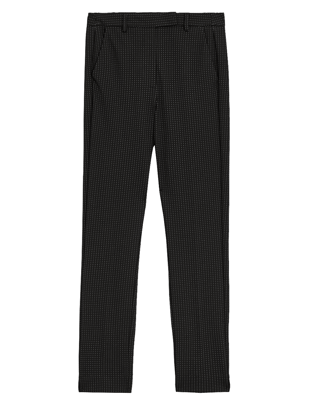 Pin Dot Slim Fit Ankle Grazer Trousers