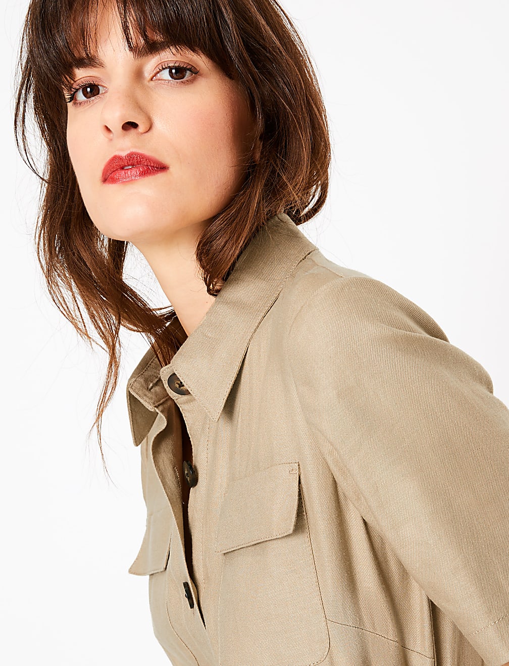 Linen Rich Utility Jumpsuit