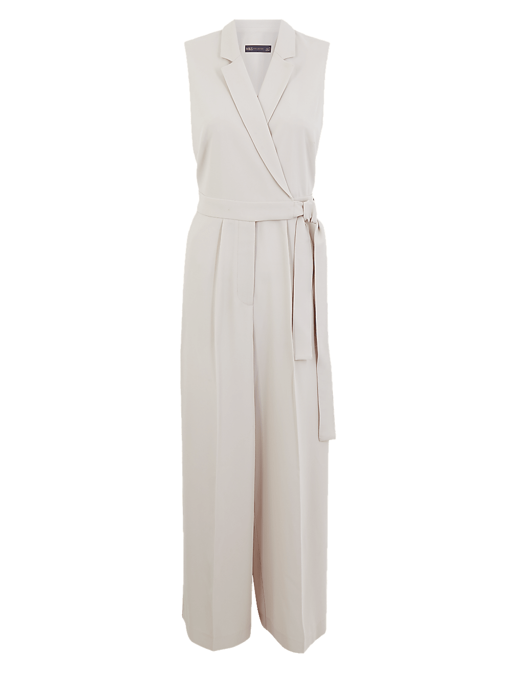 Crepe Sleeveless Jumpsuit