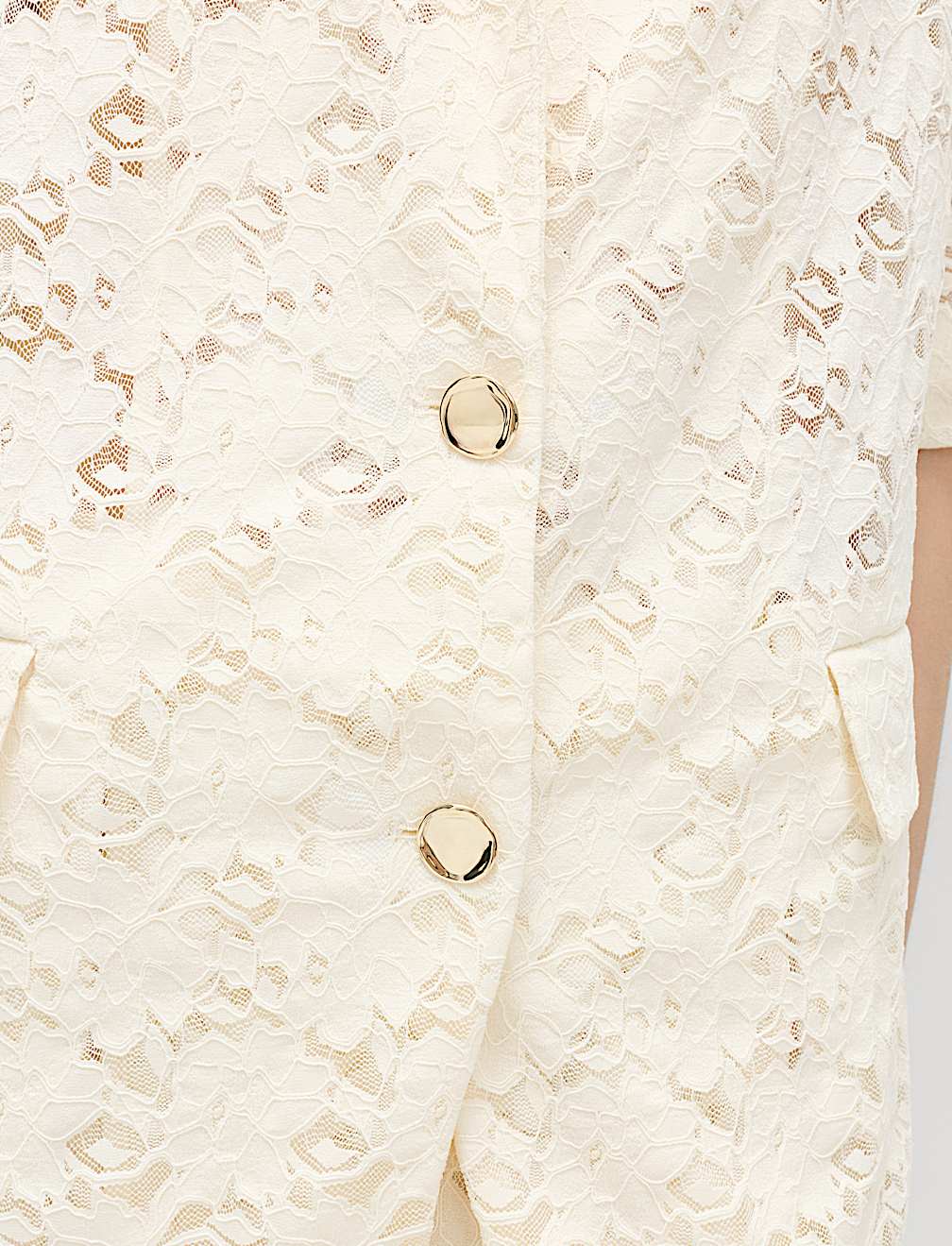 Lace Short Sleeve Jacket