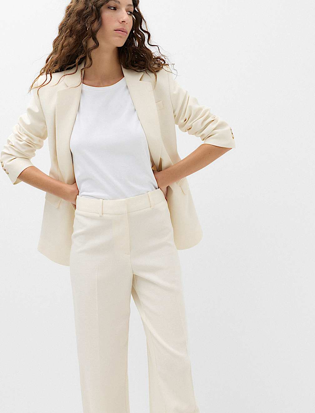 Ultimate Pleat Front Straight Leg Trousers