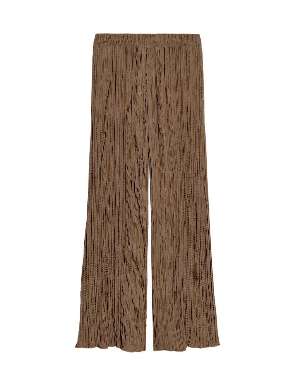 Plisse Palazzo Trouser