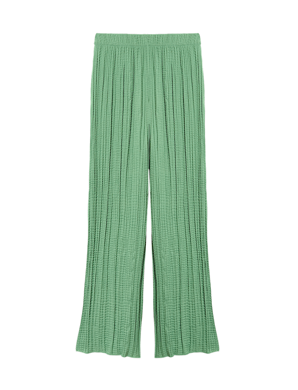 Plisse Palazzo Trouser