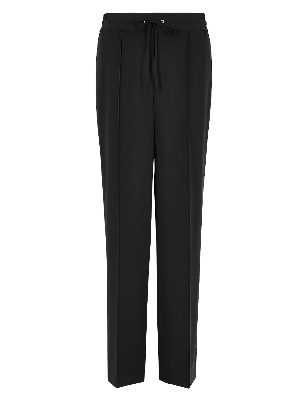 Drawstring Wide Leg Trousers