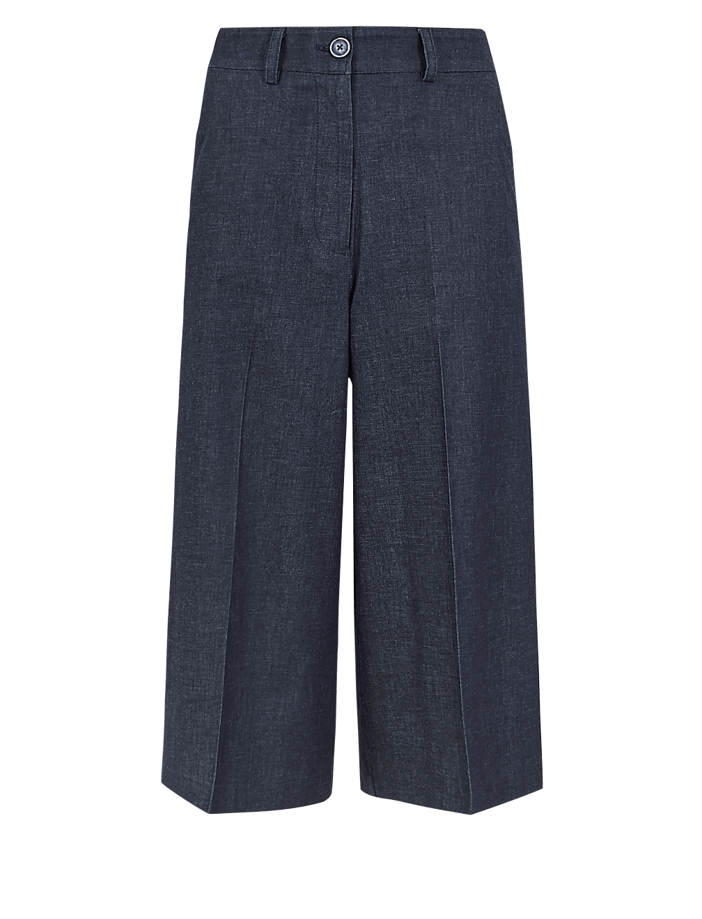 Denim Wide Leg Culottes