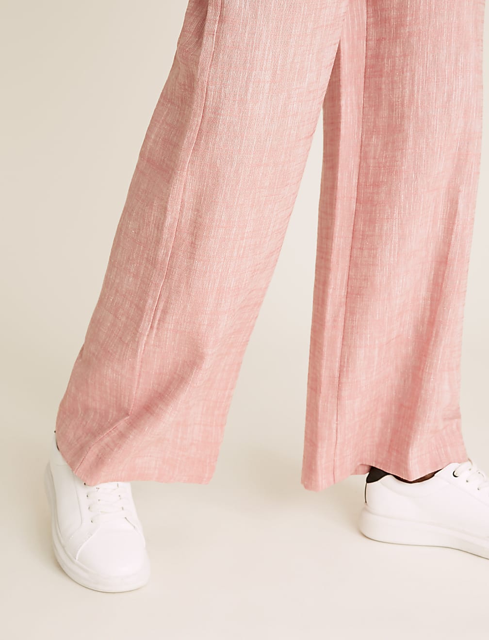 Linen Wide Leg Trousers