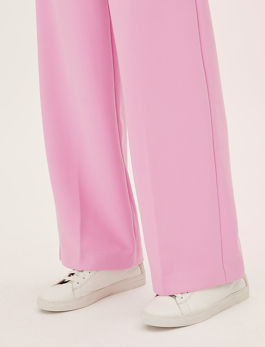 Crepe Wide Leg Trousers